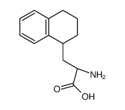 DL-3-(1-Tetralyl)-alanin Structure