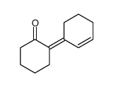 2-cyclohex-2-en-1-ylidenecyclohexan-1-one结构式