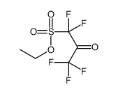 ethyl 1,1,3,3,3-pentafluoro-2-oxopropane-1-sulfonate结构式