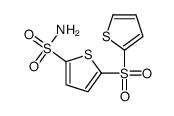 5-(噻吩基-2-磺酰基)噻吩-2-磺酰胺结构式