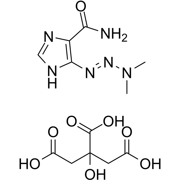 达卡巴嗪(柠檬酸)结构式