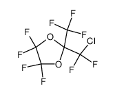 2-(chlorodifluoromethyl)-2-(trifluoromethyl)-4,4,5,5-tetrafluoro-1,3-dioxolane Structure