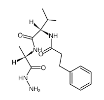 3-phenylpropanoyl-Val-Ala-NHNH2 Structure