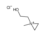 2-(1-methylaziridin-1-ium-1-yl)ethanol,chloride结构式