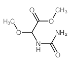 Acetic acid,[(aminocarbonyl)amino]methoxy-, methyl ester (9CI)结构式
