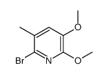 2-溴-5,6-二甲氧基-3-甲基-吡啶结构式