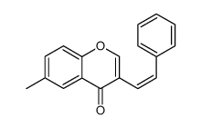 (Z)-6-methyl-3-styrylchromone结构式