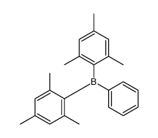 phenyl-bis(2,4,6-trimethylphenyl)borane结构式