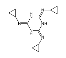 2-N,4-N,6-N-tricyclopropyl-1,3,5-triazine-2,4,6-triamine Structure