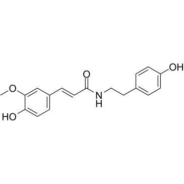 N-反式阿魏酰酪胺结构式