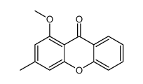 1-methoxy-3-methylxanthen-9-one结构式