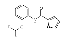 2-Furancarboxamide,N-[2-(difluoromethoxy)phenyl]-(9CI)结构式