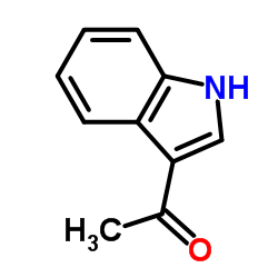 3-乙酰基吲哚结构式