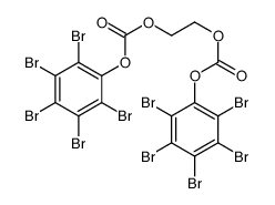 1,1'-(1,2-Ethanediyl)bis[(oxycarbonyl)oxy]bis(2,3,4,5,6-pentabromobenzene) Structure