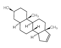 5ALPHA-16-烯-3BETA-雄甾醇结构式