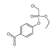 1-[chloromethyl(ethoxy)phosphoryl]oxy-4-nitrobenzene Structure