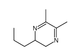 Pyrazine, 2,3-dihydro-5,6-dimethyl-2-propyl- (9CI) Structure