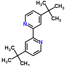 4,4'-二叔丁基-2,2'-联吡啶结构式