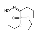 (1-Hydroxyiminobutyl)phosphonic acid diethyl ester Structure