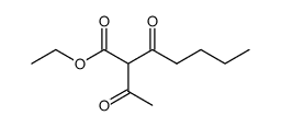 2-acetyl-3-oxo-heptanoic acid ethyl ester结构式