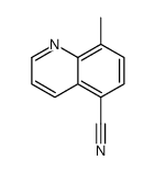 8-methylquinoline-5-carbonitrile结构式