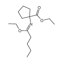 1-(1'-ethoxy)pentanaminylcyclopentent carboxylate Structure