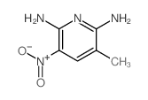 3-methyl-5-nitro-pyridine-2,6-diamine Structure