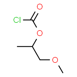 1-Methyl-2-methoxyethyl chloroformate Structure