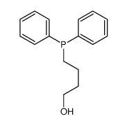 4-diphenylphosphanylbutan-1-ol结构式