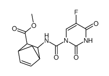 D,L-1-[N-(3-Methoxycarbonyl-5-norbornen-2-yl)carbamoyl]-5-fluorouracil Structure