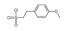 2-(4-methoxyphenyl)ethanesulfonyl chloride Structure