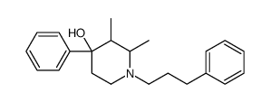 2,3-dimethyl-4-phenyl-1-(3-phenylpropyl)piperidin-4-ol Structure