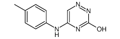 1,2,4-Triazin-3(2H)-one,5-[(4-methylphenyl)amino]-(9CI) Structure