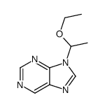 9-(1-ethoxyethyl)purine结构式