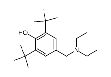 4-[(diethylamino)methyl]-2,6-bis(1,1-dimethylethyl)phenol结构式