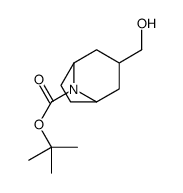 N-BOC-3-HYDROXYMETHYL-8-AZABICYCLO[3.2.1]OCTANE结构式
