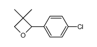 2-(4-chlorophenyl)-3,3-dimethyloxetane Structure