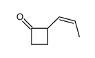 2-prop-1-enylcyclobutan-1-one Structure