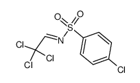 N-(2,2,2-trichloroethylidene)-4-chlorobenzenesulfonamide Structure