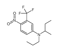 N-butan-2-yl-4-nitro-N-propyl-3-(trifluoromethyl)aniline结构式