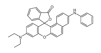 3'-anilino-9'-diethylaminobenzo[a]fluoran Structure