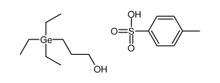 4-methylbenzenesulfonic acid,3-triethylgermylpropan-1-ol结构式