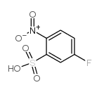 3-Fluoro-6-nitrobenzenesulfonic acid Structure