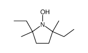1-hydroxy-2,5-diethyl-2,5-dimethylpyrrolidine Structure