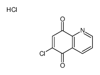 6-chloroquinoline-5,8-dione,hydrochloride Structure