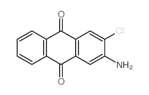 2-氨基-3-氯蒽醌结构式