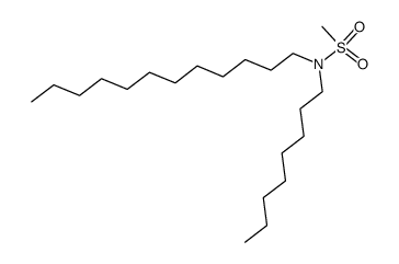 N-octyl-N-dodecyl-mesylamide结构式