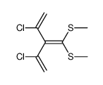 3-(bis-methylsulfanyl-methylene)-2,4-dichloro-penta-1,4-diene结构式