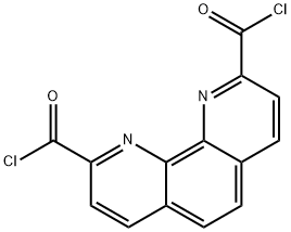 2,9-二甲酰氯-1,10-菲咯啉结构式