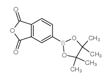 5-(4,4,5,5-四甲基-1,3,2-二氧硼杂环戊烷-2-基)异苯并呋喃-1,3-二酮结构式
